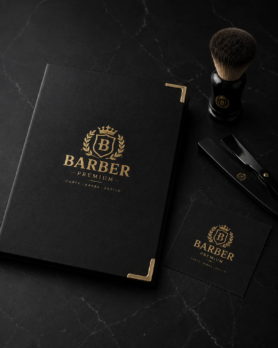 Identidade premium - referência visual de criação e design