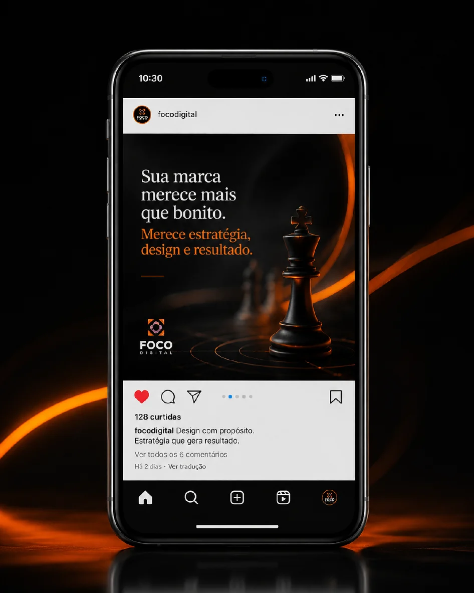 Conteúdo digital - referência visual de criação e design